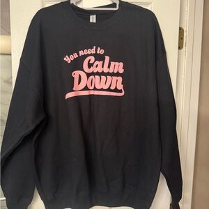 Taylor Swift Lyric Gildan Black Heavy Blend Sweatshirt